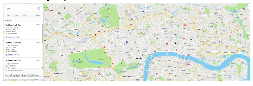 Vertical Full Page Map Page Layout